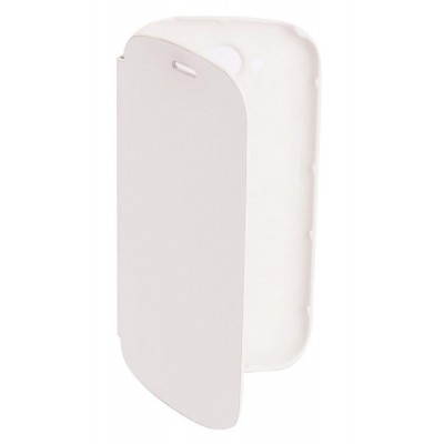 Flip Cover for Micromax Bling 3 A86 - White