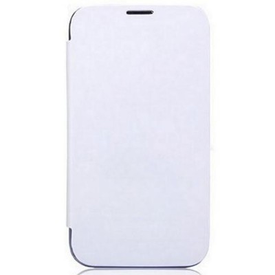 Flip Cover for Micromax Bolt A24 - White
