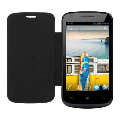 Flip Cover for Micromax Bolt A46 - Black