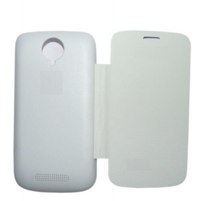 Flip Cover for Micromax Bolt A46 - White