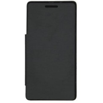 Flip Cover for Micromax Canvas Engage A091 - Black