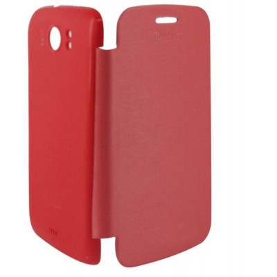 Flip Cover for Micromax Canvas Engage A091 - Red