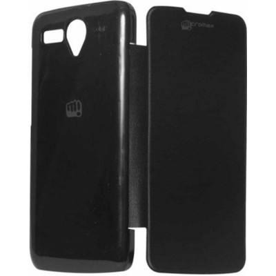 Flip Cover for Micromax Canvas Power A96 - Black