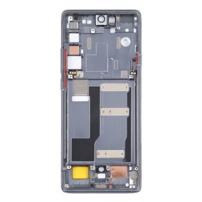 Lcd Frame Middle Chassis For Tcl 20 Pro 5g Black By - Maxbhi Com