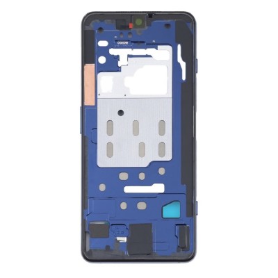 Lcd Frame Middle Chassis For Xiaomi Black Shark 4 Pro Blue By - Maxbhi Com