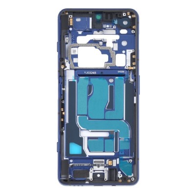 Lcd Frame Middle Chassis For Xiaomi Black Shark 4 Pro Blue By - Maxbhi Com