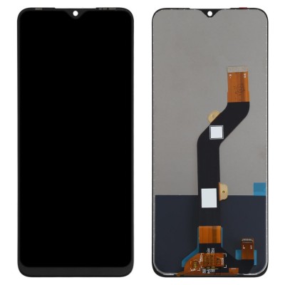 Lcd With Touch Screen For Tecno Spark 7p White By - Maxbhi Com