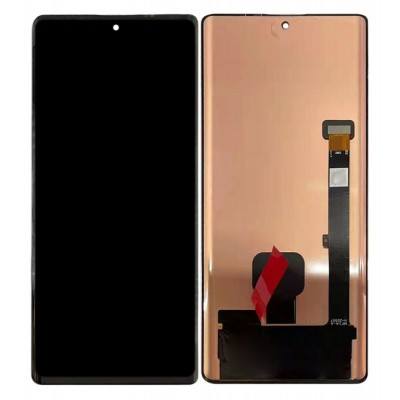 Lcd With Touch Screen For Zte Axon 30 Ultra 5g Black By - Maxbhi Com