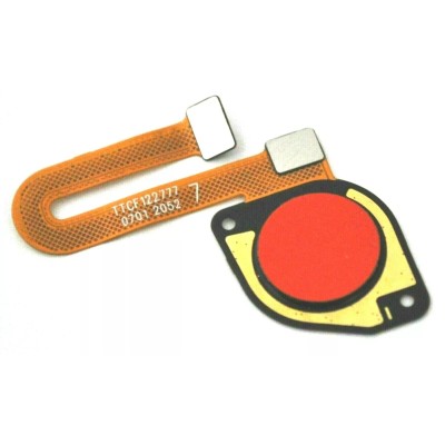 Fingerprint Sensor Flex Cable For Lenovo K13 Red By - Maxbhi Com