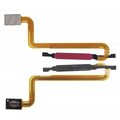 Fingerprint Sensor Flex Cable For Tmobile Revvl V Plus 5g White By - Maxbhi Com