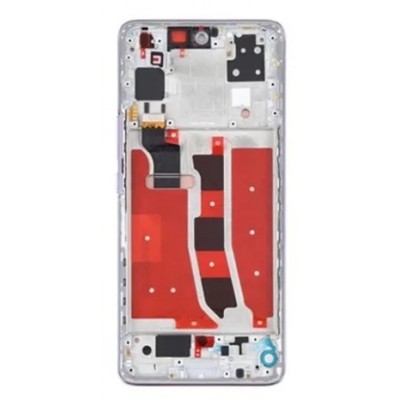 Lcd Frame Middle Chassis For Huawei Nova 8 Pink By - Maxbhi Com