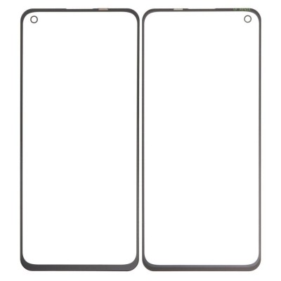 Replacement Front Glass For Oppo Reno6 Blue By - Maxbhi Com
