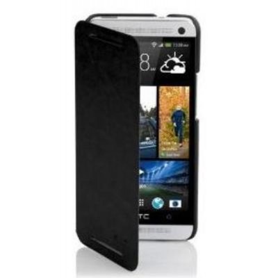 Flip Cover for HTC One M7 - Black