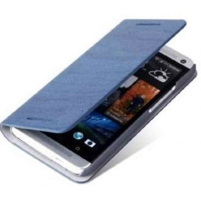 Flip Cover for HTC One M7 - Blue