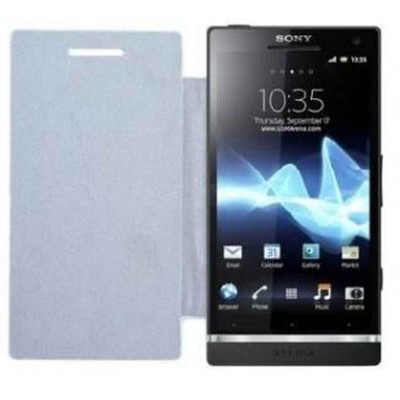 Flip Cover for Sony Xperia LT26i - White