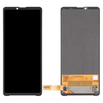 Lcd With Touch Screen For Sony Xperia 10 Iii Lite Black By - Maxbhi Com