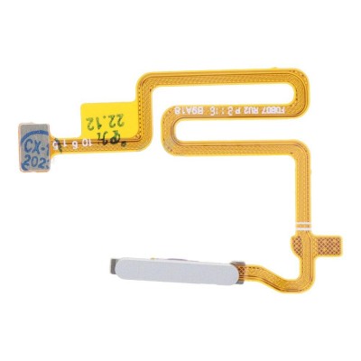 Fingerprint Sensor Flex Cable For Oppo A54s White By - Maxbhi Com