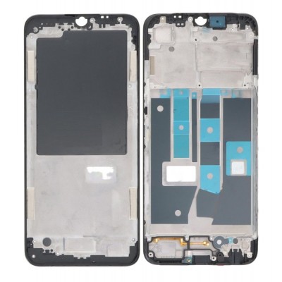 Lcd Frame Middle Chassis For Oppo A54s Black By - Maxbhi Com