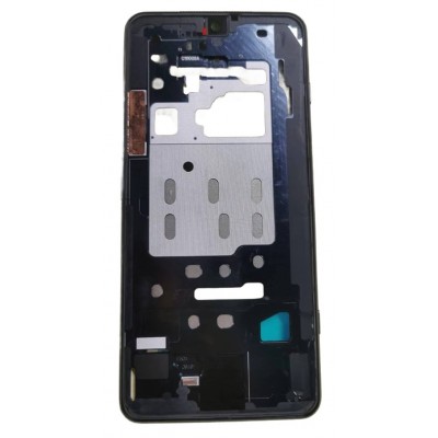Lcd Frame Middle Chassis For Xiaomi Black Shark 4s Pro Black By - Maxbhi Com