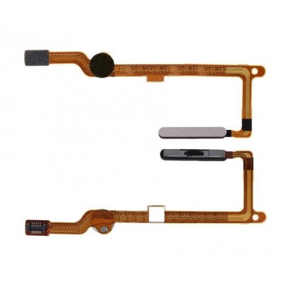 Fingerprint Sensor Flex Cable For Honor 50 Lite Silver By - Maxbhi Com