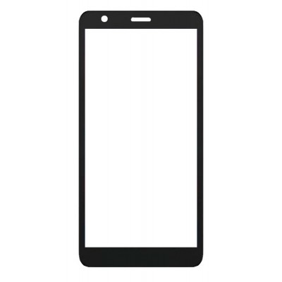 Replacement Front Glass For Zte Blade L9 Black By - Maxbhi Com
