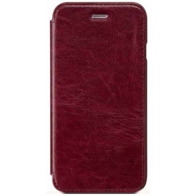 Flip Cover for HTC S728e One X Plus - Wine Red