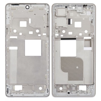 Lcd Frame Middle Chassis For Motorola Edge X30 5g White By - Maxbhi Com