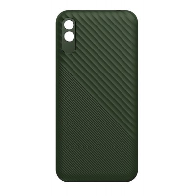 Back Panel Cover For Blu C5l Max Green - Maxbhi Com