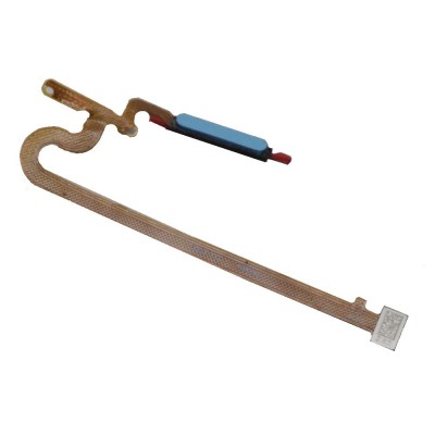Fingerprint Sensor Flex Cable For Vivo Y32 Blue By - Maxbhi Com