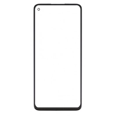 Replacement Front Glass For Oppo A36 Black By - Maxbhi Com