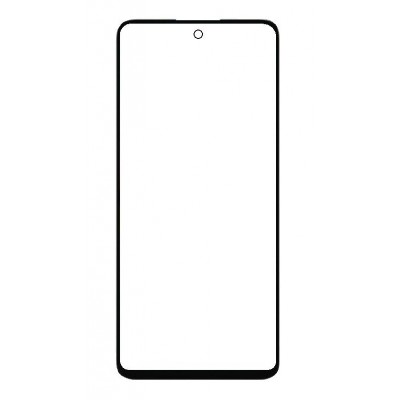Replacement Front Glass For Tcl 30 V 5g Black By - Maxbhi Com