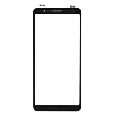 Replacement Front Glass For Samsung Galaxy M01 Core Black By - Maxbhi Com