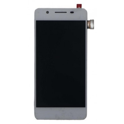 Lcd With Touch Screen For Micromax Canvas Hue Aq5000 White By - Maxbhi Com