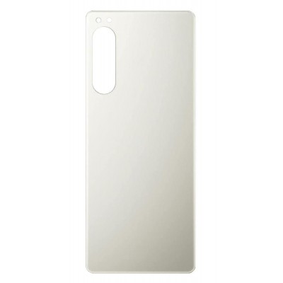 Back Panel Cover For Sony Xperia 5 Iv White - Maxbhi Com