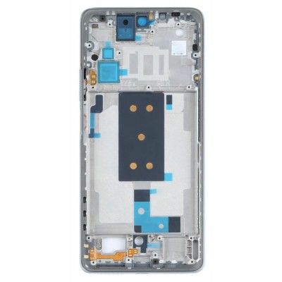 Lcd Frame Middle Chassis For Xiaomi Mi 11t Pro 5g White By - Maxbhi Com