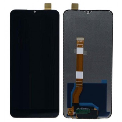 Lcd With Touch Screen For Oppo A17 Black By - Maxbhi Com