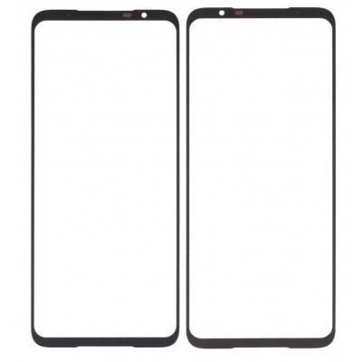 Replacement Front Glass For Asus Rog Phone 6 Pro Black By - Maxbhi Com