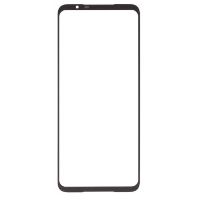 Replacement Front Glass For Asus Rog Phone 6 Pro Black By - Maxbhi Com