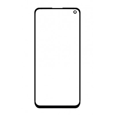 Replacement Front Glass For Oppo Reno7 5g Black By - Maxbhi Com