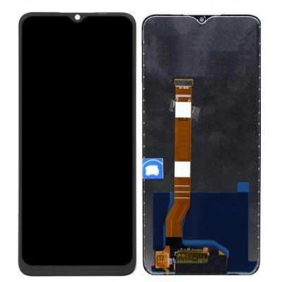 Lcd With Touch Screen For Oppo A17kblue By - Maxbhi Com