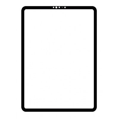Replacement Front Glass For Apple Ipad Pro 11inch 2022 Black By - Maxbhi Com