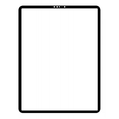 Replacement Front Glass For Apple Ipad Pro 12 9 Inch 2022 Black By - Maxbhi Com