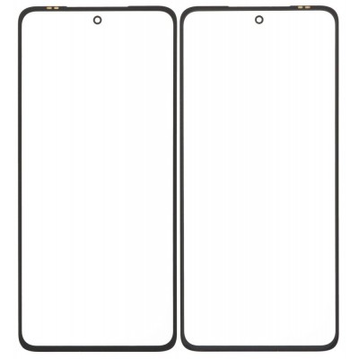 Replacement Front Glass For Motorola Moto G72 Black By - Maxbhi Com
