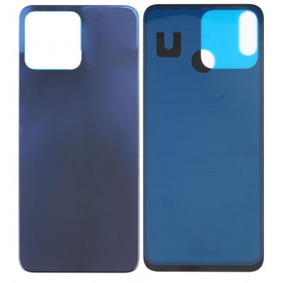 Back Panel Cover For Honor X8 Blue - Maxbhi Com