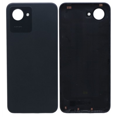 Back Panel Cover For Realme C30s Black - Maxbhi Com