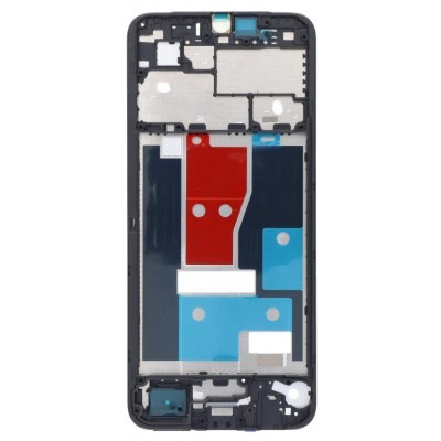 Lcd Frame Middle Chassis For Realme C30 Black By - Maxbhi Com