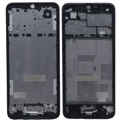 Lcd Frame Middle Chassis For Realme C30s Black By - Maxbhi Com