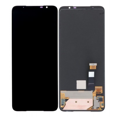 Lcd With Touch Screen For Asus Rog Phone 6 Black By - Maxbhi Com