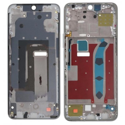 Lcd Frame Middle Chassis For Honor X8 White By - Maxbhi Com