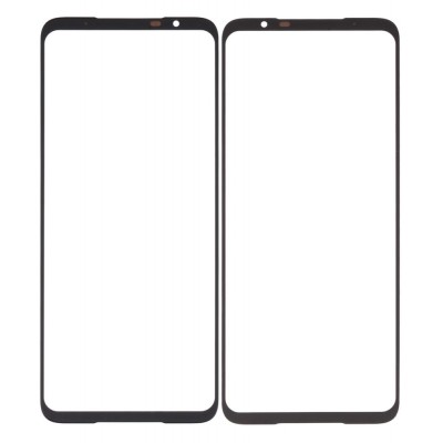 Replacement Front Glass For Asus Rog Phone 6 Black By - Maxbhi Com